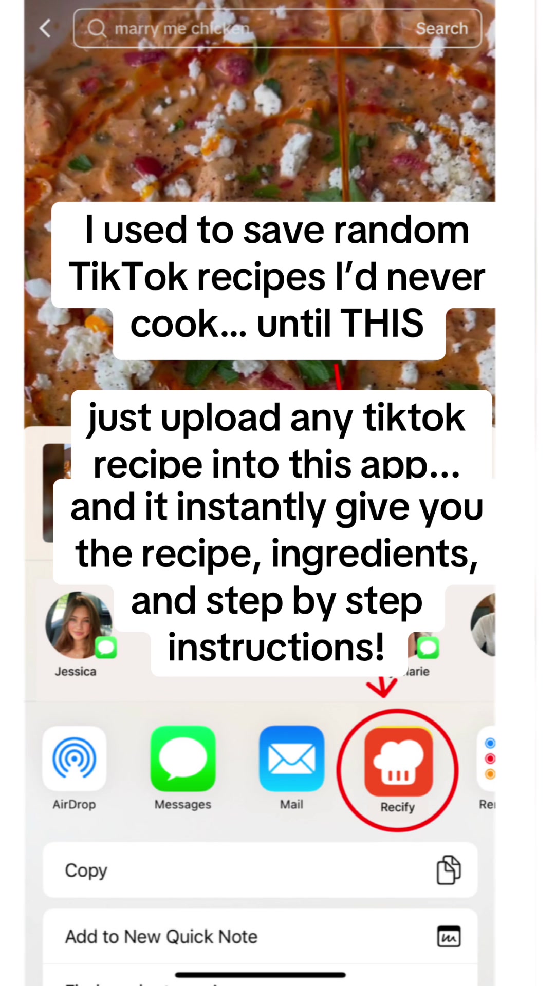 Unlock TikTok recipes easily!