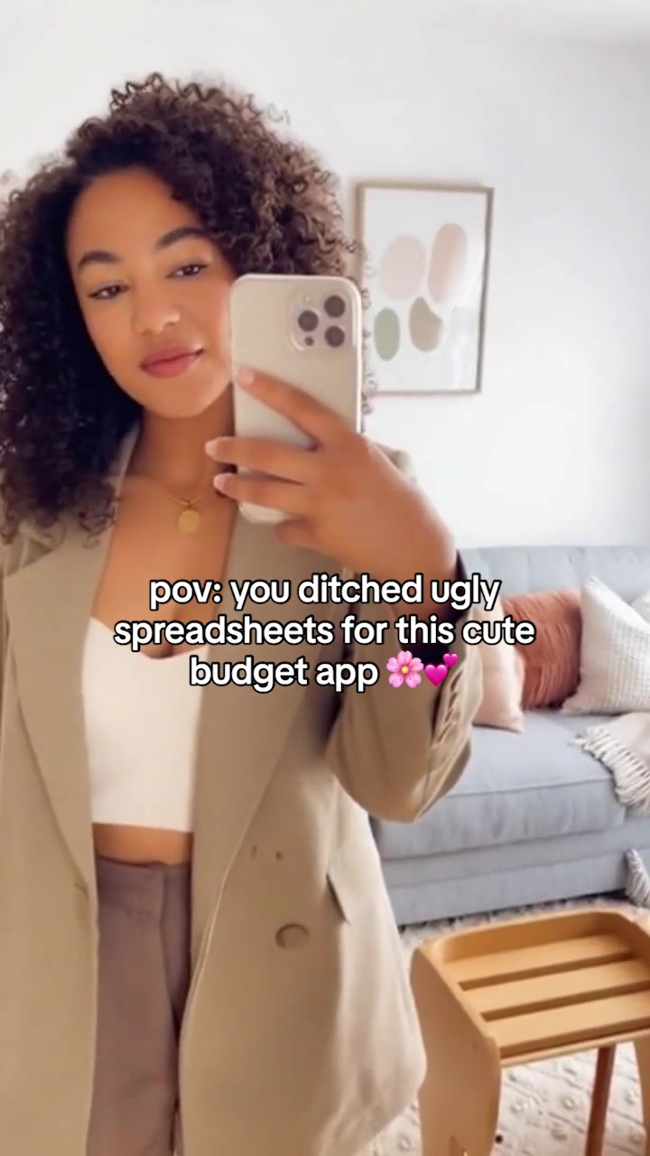 pov: you ditched ugly spreadsheets for this cute budget app 🌸💕